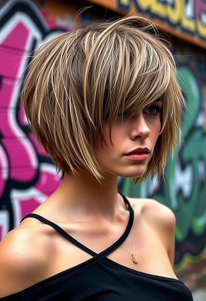 20 Modern Choppy Bob Hairstyles That Will Transform Your Look Instantly! - 9. Choppy Bob with Undercut