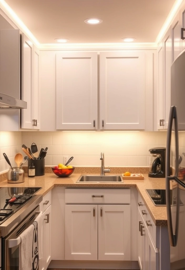 20 Clever Small Kitchen Ideas That Will Maximize Your Space Like Never Before! - 2. Under-Cabinet Lighting