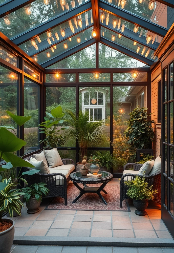 22 Cozy Patio Ideas That Will Transform Your Outdoor Space into a Relaxation Oasis! - 10. Enclosed Patio for Year-Round Enjoyment