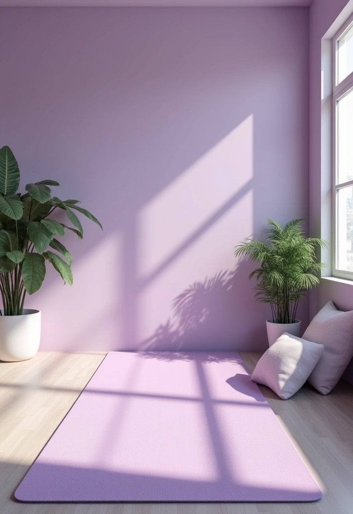 28 Best Paint Colors for Your Home Gym That’ll Transform Your Workout Mood! - 11. Soft Lavender