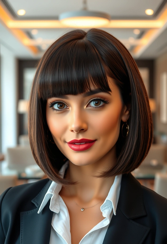 15 Unique Ear-Length Haircuts That Will Transform Your Look - 12. The Classic Ear-Length Bob