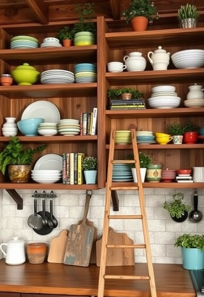 27 Small Kitchen Storage Ideas That'll Transform Your Space! - 1. Use Vertical Space with Wall Shelves