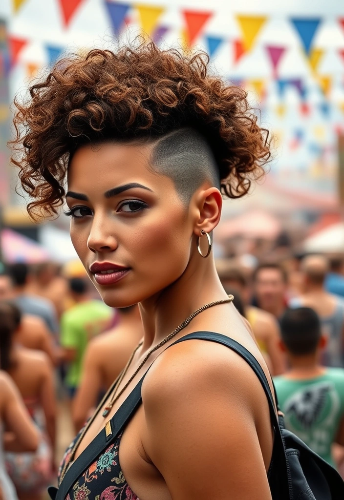 15 Magical Curly Pixie Cut Ideas That Will Transform Your Look Instantly! - 7. The Curly Undercut