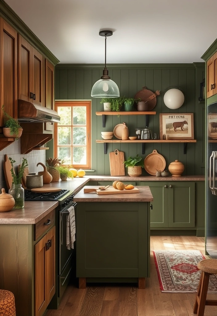 27 Stunning Paint Colors for Your Whole House That You’ll Absolutely Love! - 8. Earthy Olive Green