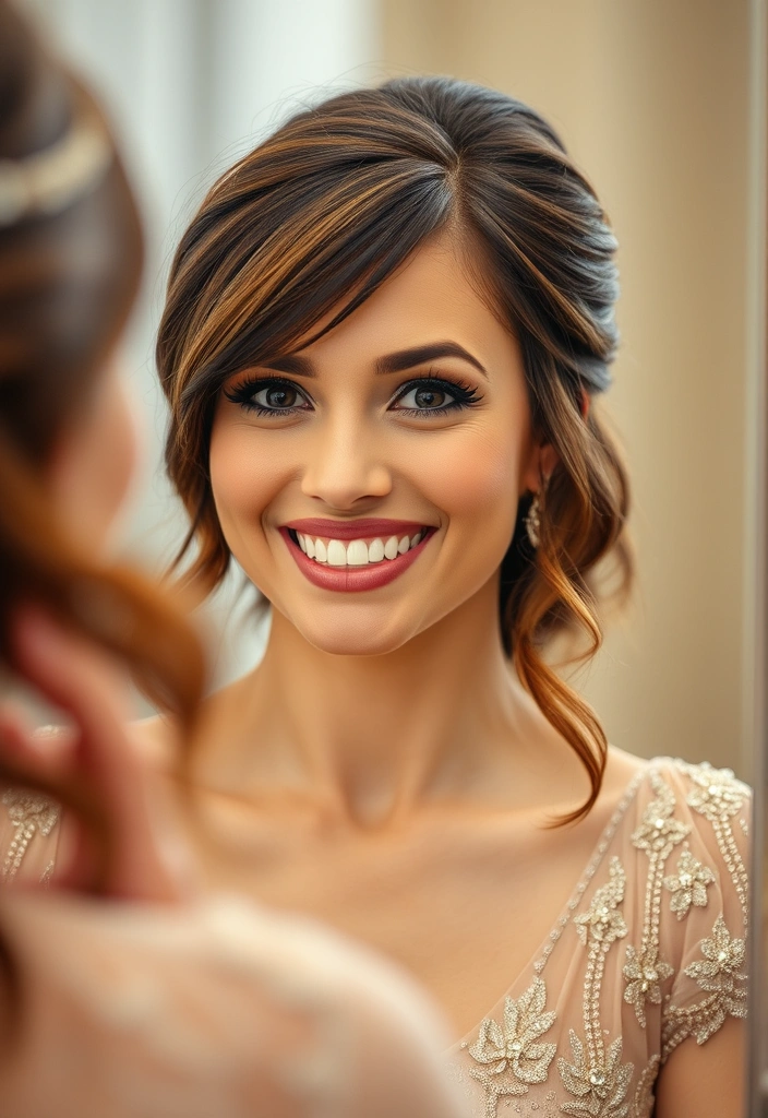 15 Classy Mom Cut Ideas for Busy Moms That Will Turn Heads! - 6. The Side-Swept Bangs