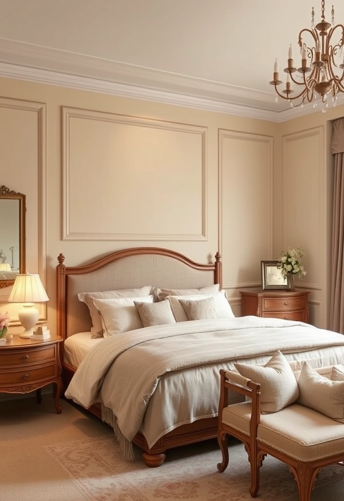 22 Romantic Bedroom Paint Colors That'll Make You Fall in Love Again! - 4. Creamy Beige - Timeless Elegance