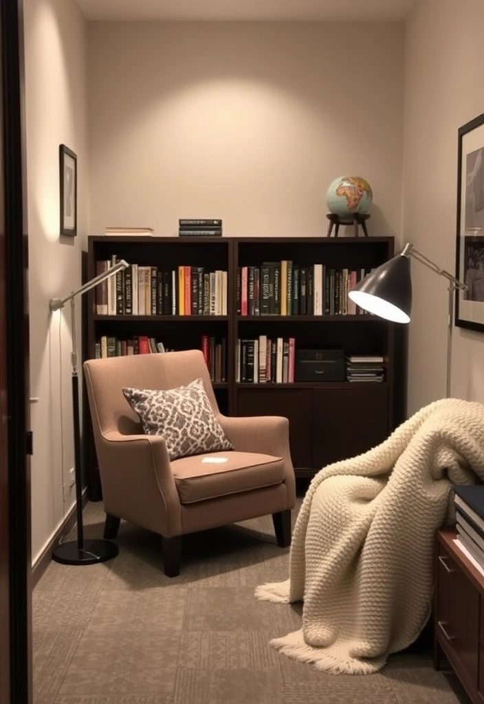 27 Office Decorations Ideas That'll Transform Your Workspace into a Creative Haven! - 4. Cozy Reading Nook