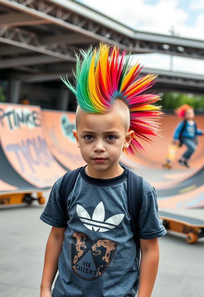 19 Charming Haircuts for Boys That'll Make Him Stand Out! - 12. The Mohawk