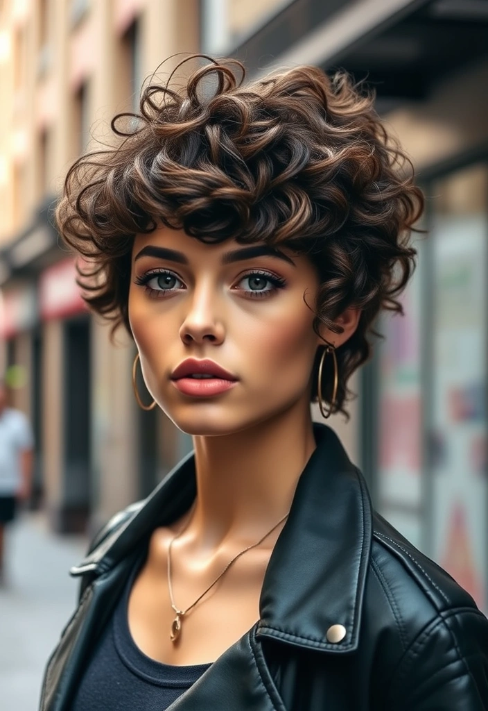 15 Twisty Curly Shag Hairstyles That Will Make Heads Turn! - 5. Textured Short Curly Shag