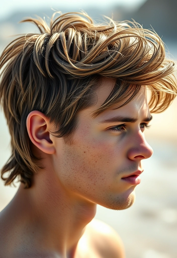 20 Modern Mullet Hairstyles for Men That Will Make You Look Instantly Cooler! - 1. The Textured Mullet