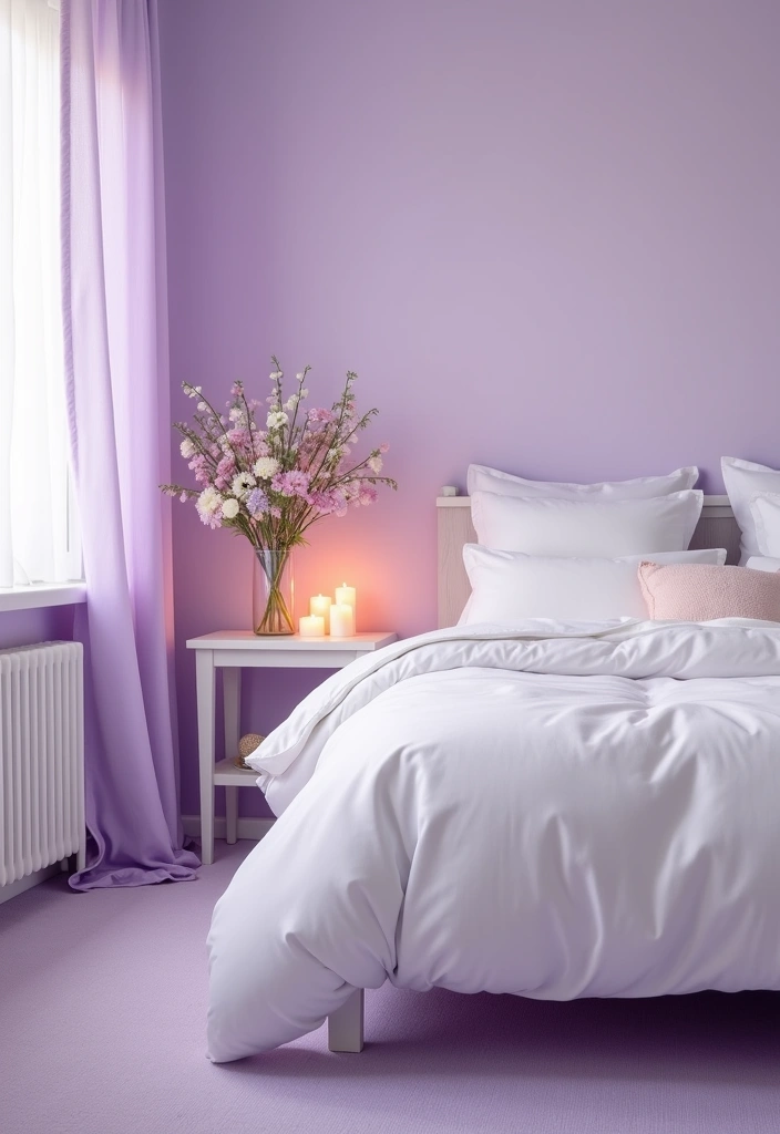 20 Best Paint Colors for Low Light Rooms That Will Transform Your Space! - 1. Soft Lavender