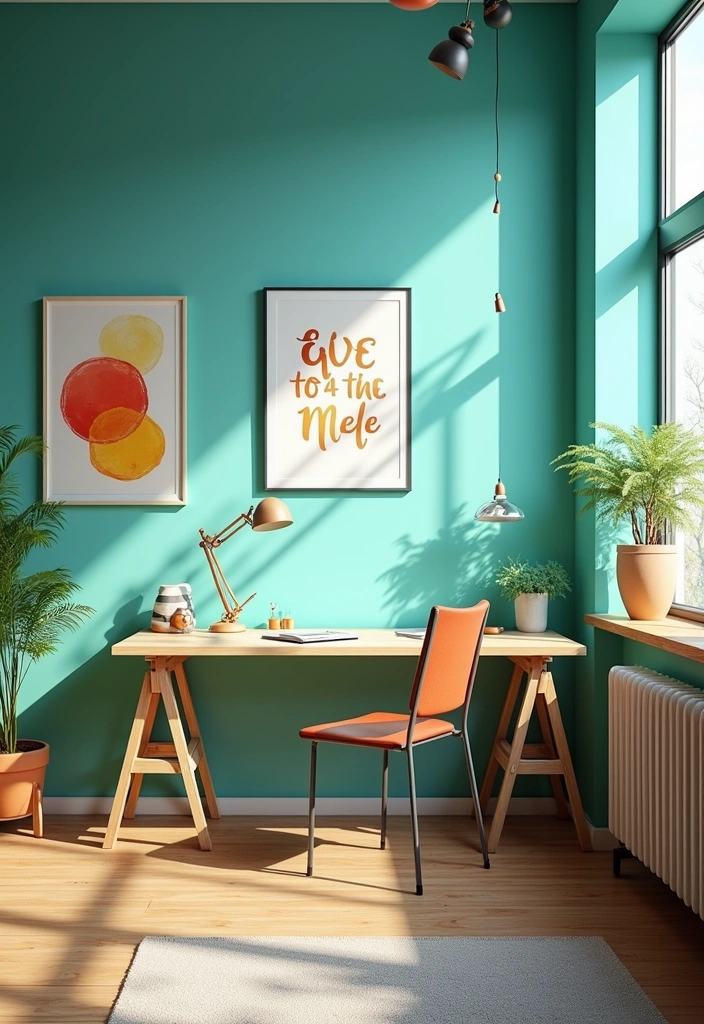 20 Best Paint Colors for Rental Property That Will Transform Your Space! - 17. Bright Teal