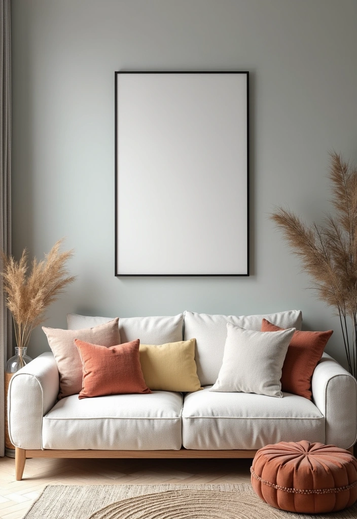 21 Accent Wall Colors That'll Transform Your Living Room into a Peaceful Oasis! - 14. Soft Gray