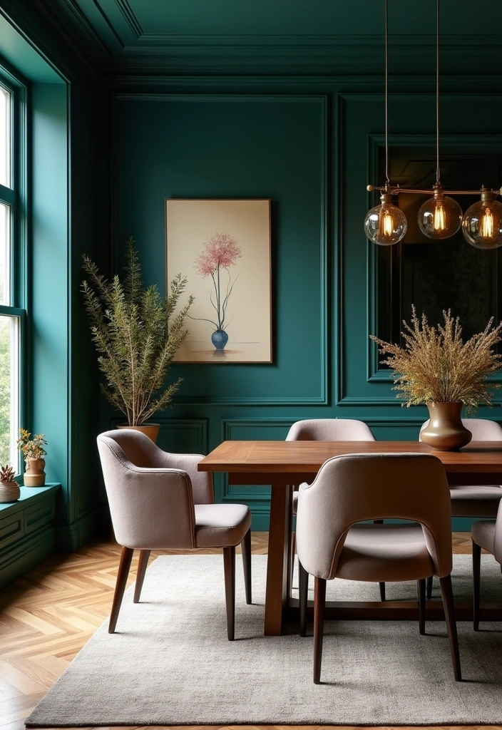 21 Best Paint Colors for North Facing Rooms That Will Transform Your Space! - 16. Deep Teal