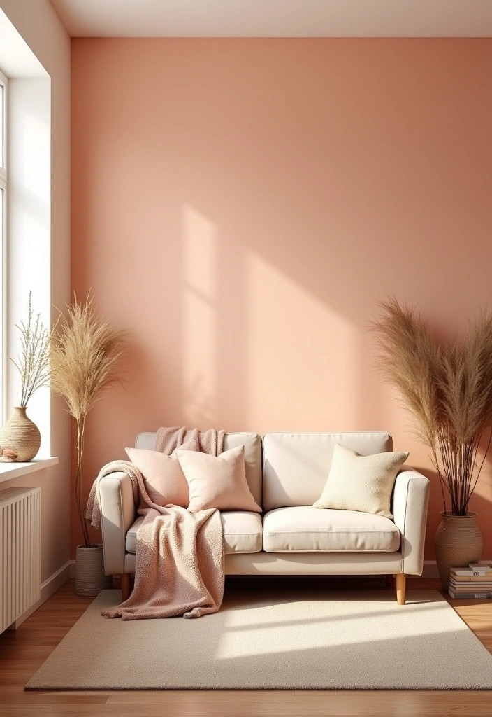 21 Best Paint Colors for North Facing Rooms That Will Transform Your Space! - 17. Soft Peach