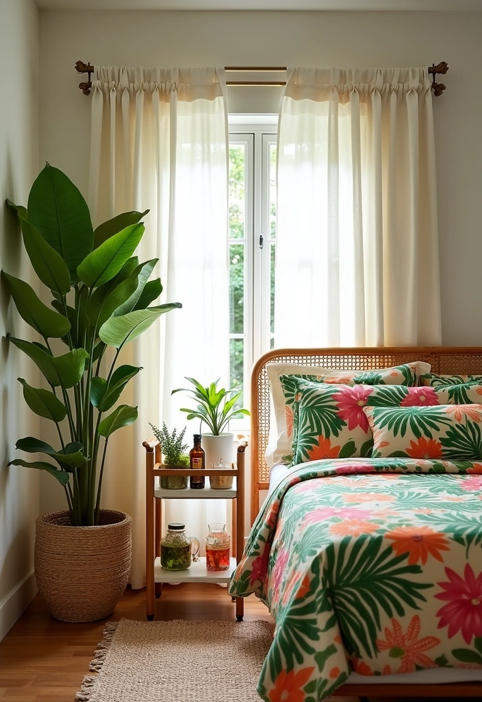 21 Guest Room Ideas That Will Wow Your Visitors - 10. Tropical Paradise