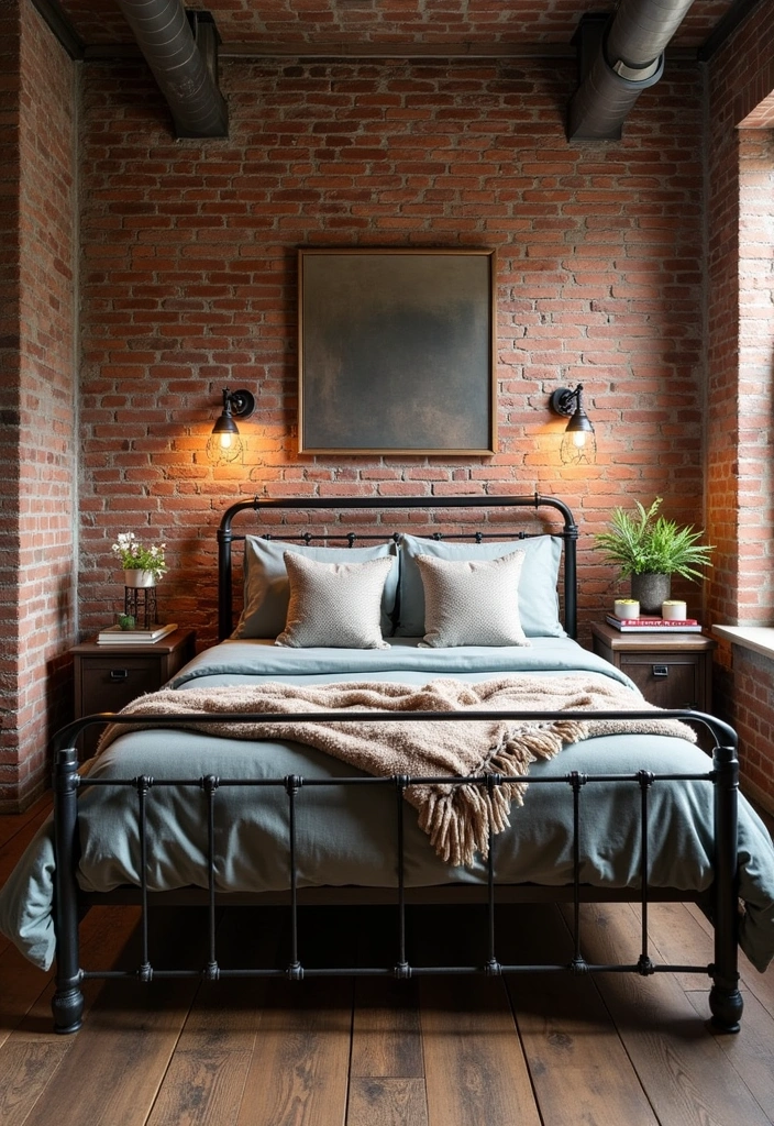 21 Guest Room Ideas That Will Wow Your Visitors - 11. Industrial Edge