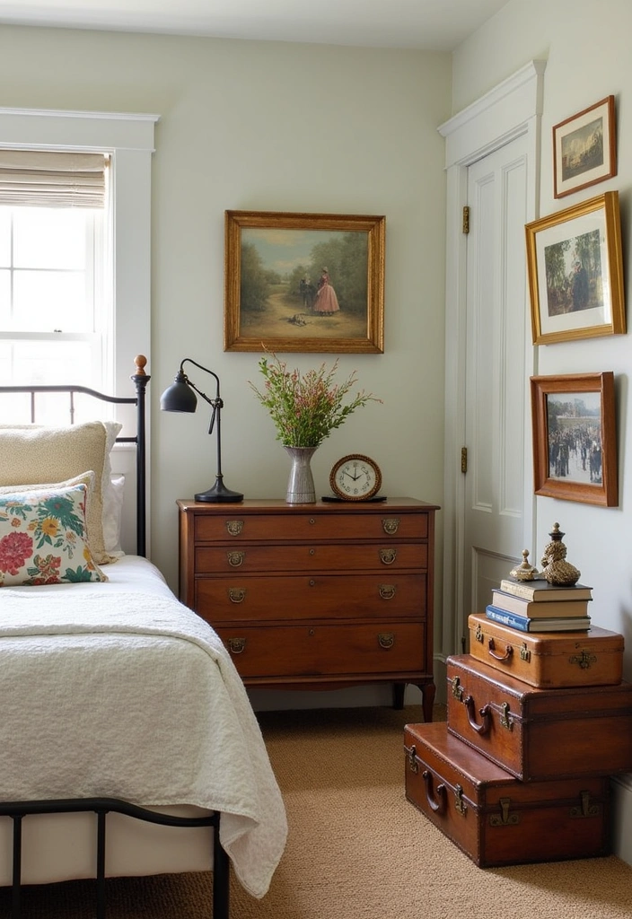 21 Guest Room Ideas That Will Wow Your Visitors - 18. Vintage Finds