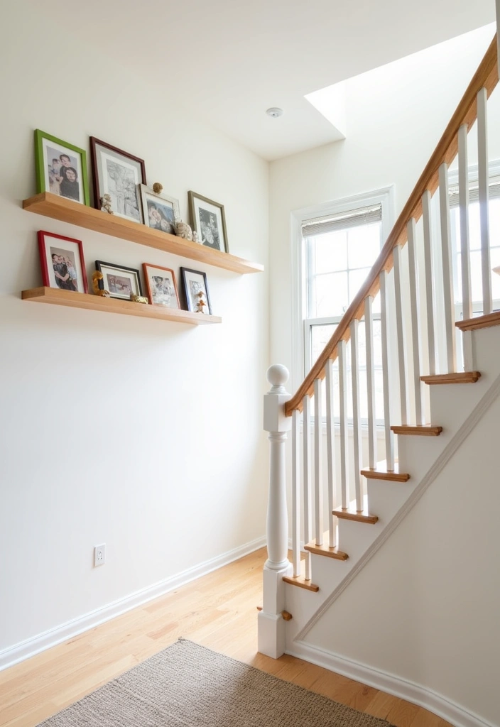 22 Basement Stairwell Ideas That Will Transform Your Space into a Stunning Entryway! - 1. Bright and Airy White Walls