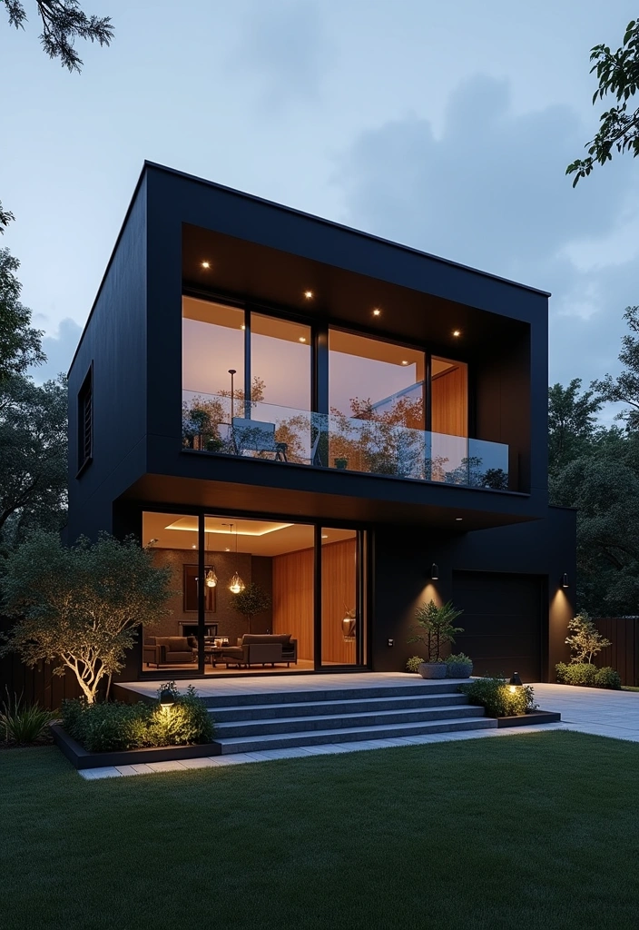 23 Best Paint Colors for Exterior of House That Will Make Your Neighbors Jealous! - 13. Chic Black