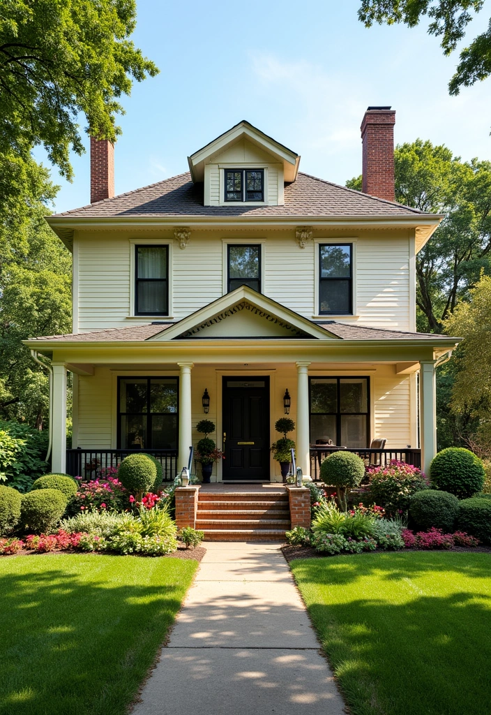 23 Best Paint Colors for Exterior of House That Will Make Your Neighbors Jealous! - 14. Elegant Cream