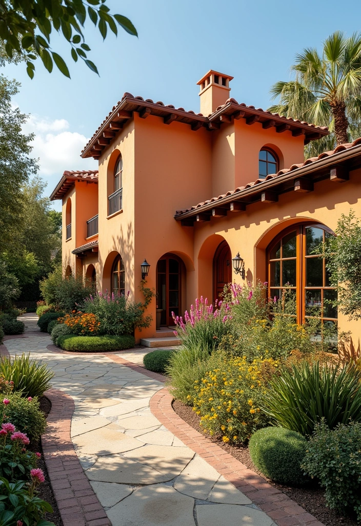 23 Best Paint Colors for Exterior of House That Will Make Your Neighbors Jealous! - 7. Warm Terracotta