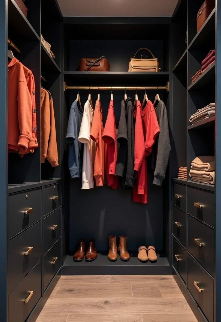 23 Best Paint Colors to Transform Your Closet Into a Stylish Sanctuary! - 4. Charcoal Gray: Bold and Modern