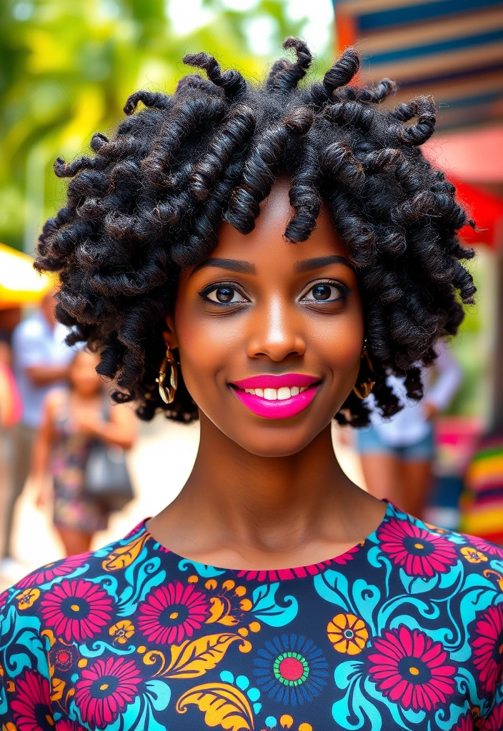 25 Elegant Short Bob Ideas for Black Women That Will Turn Heads! - 2. Textured Curly Bob