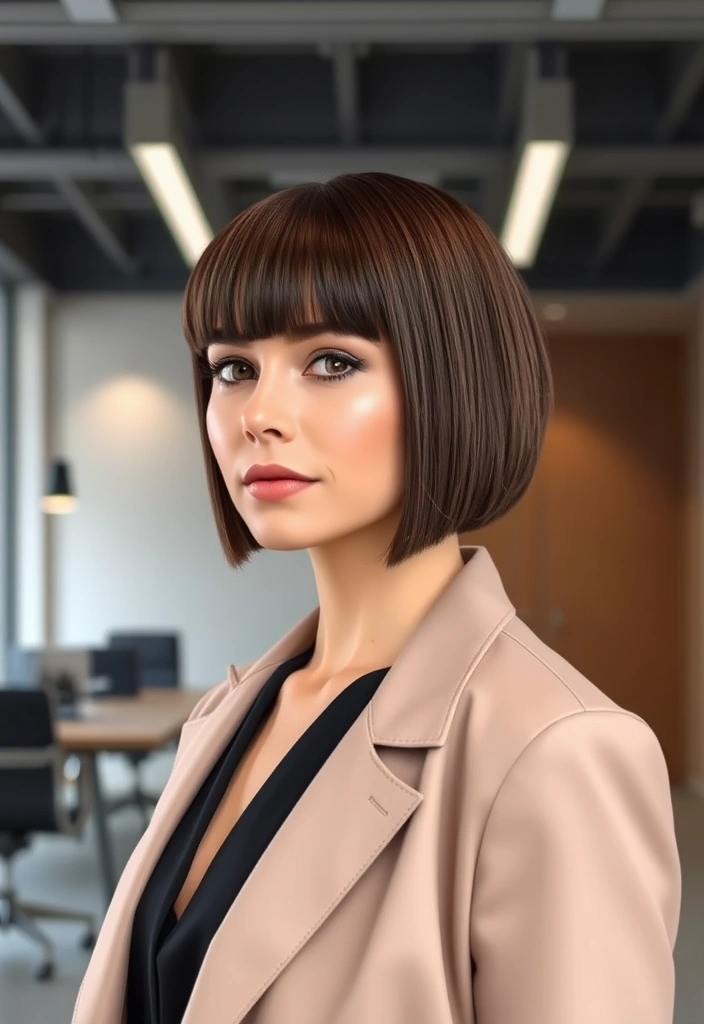 15 Edgy Razor Cut Bob Hairstyles That Will Turn Heads (You Won't Believe #5!) - 11. Blunt Razor Cut Bob