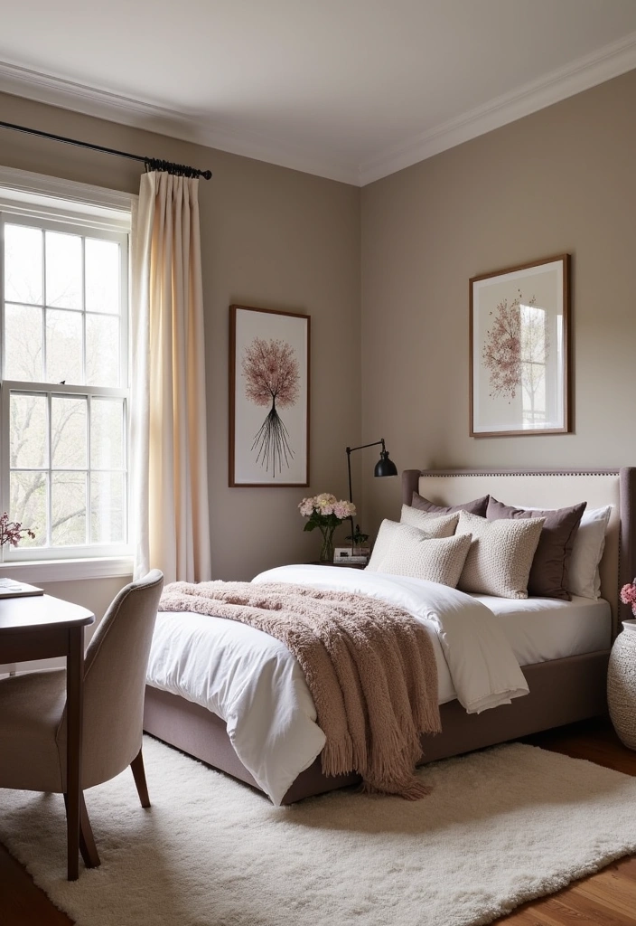 24 Best Paint Colors for Girls Room That'll Make Her Sparkle! - 18. Soft Taupe