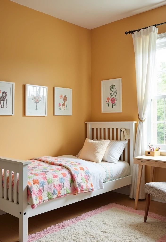 24 Best Paint Colors for Girls Room That'll Make Her Sparkle! - 23. Soft Wheat