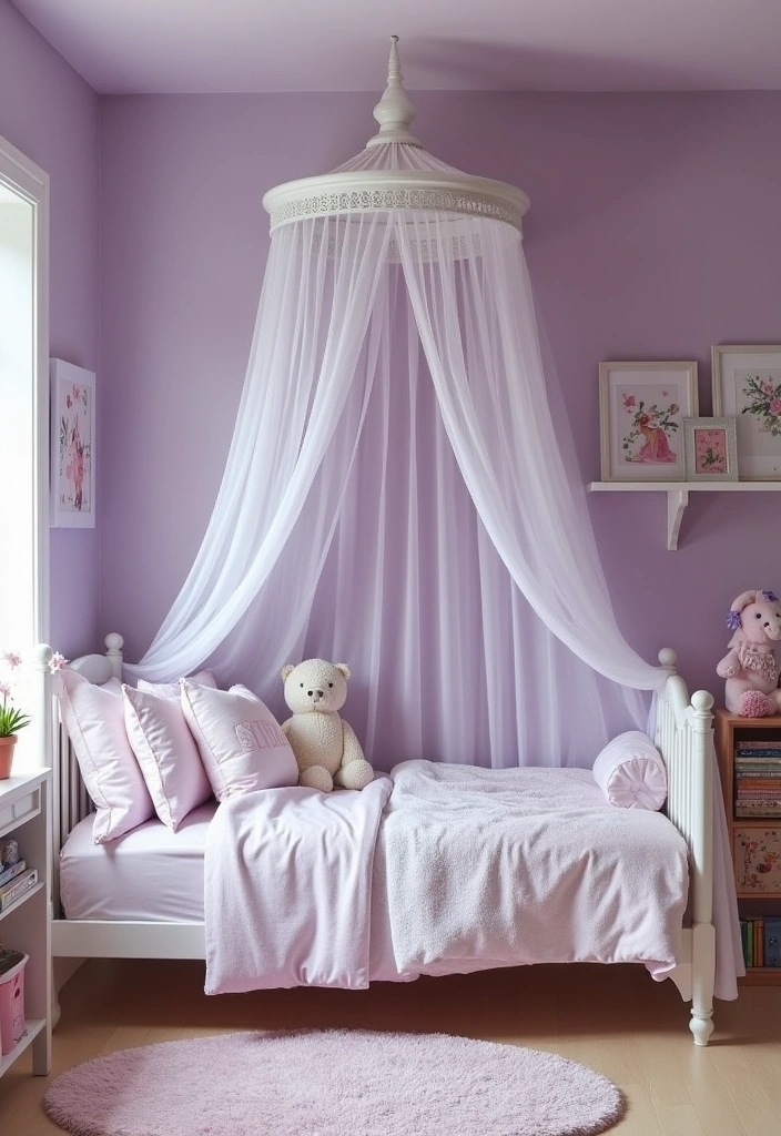 24 Best Paint Colors for Girls Room That'll Make Her Sparkle! - 3. Lavender