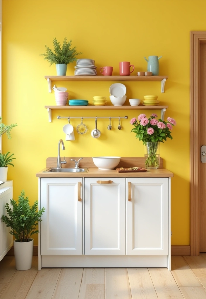 24 Best Paint Colors for Small Kitchen That'll Make You Say 'Wow!' - 23. Charming Butter Yellow