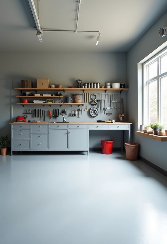 24 Best Paint Colors for Your Garage That Will Blow Your Mind! - 21. Soft Gray