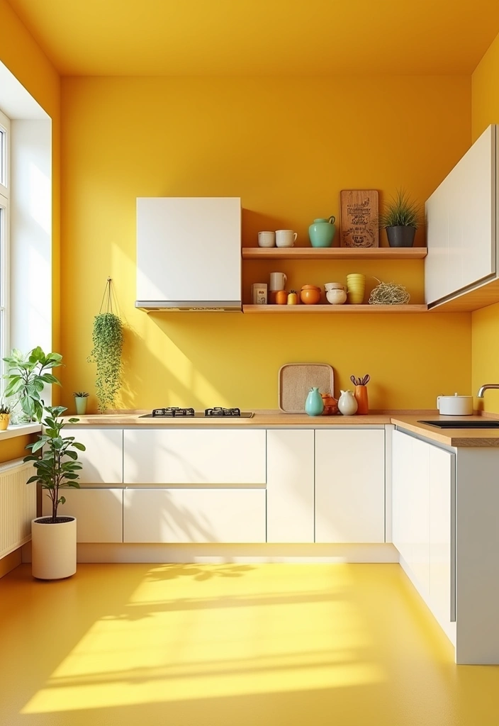 24 Jewel Tone Paint Colors That Will Transform Your Home into a Colorful Oasis! - 11. Golden Yellow