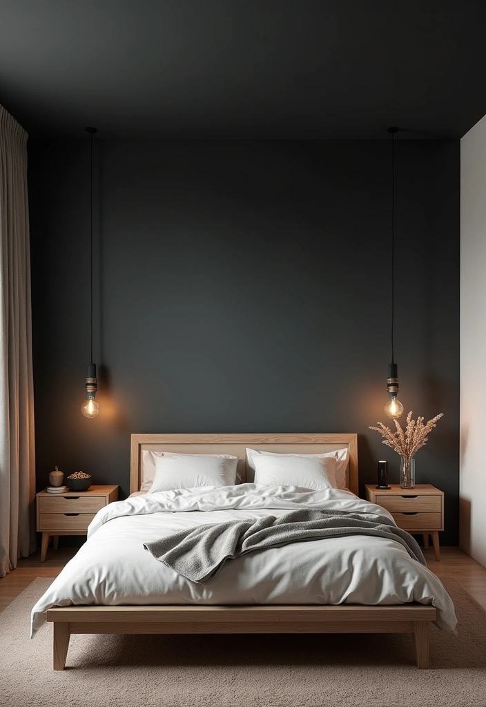 25 Best Paint Colors for Bedroom That Will Transform Your Space - 5. Deep Charcoal