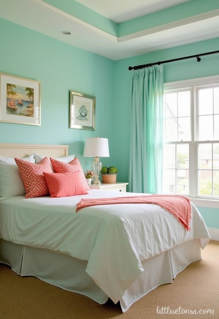 25 Best Paint Colors for Bedroom That Will Transform Your Space - 7. Tranquil Aqua