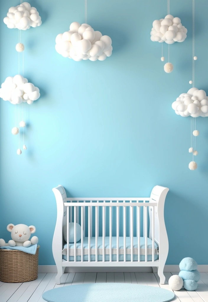 25 Best Paint Colors for Nursery Room That'll Make Your Baby's Space Shine! - 9. Sky Blue