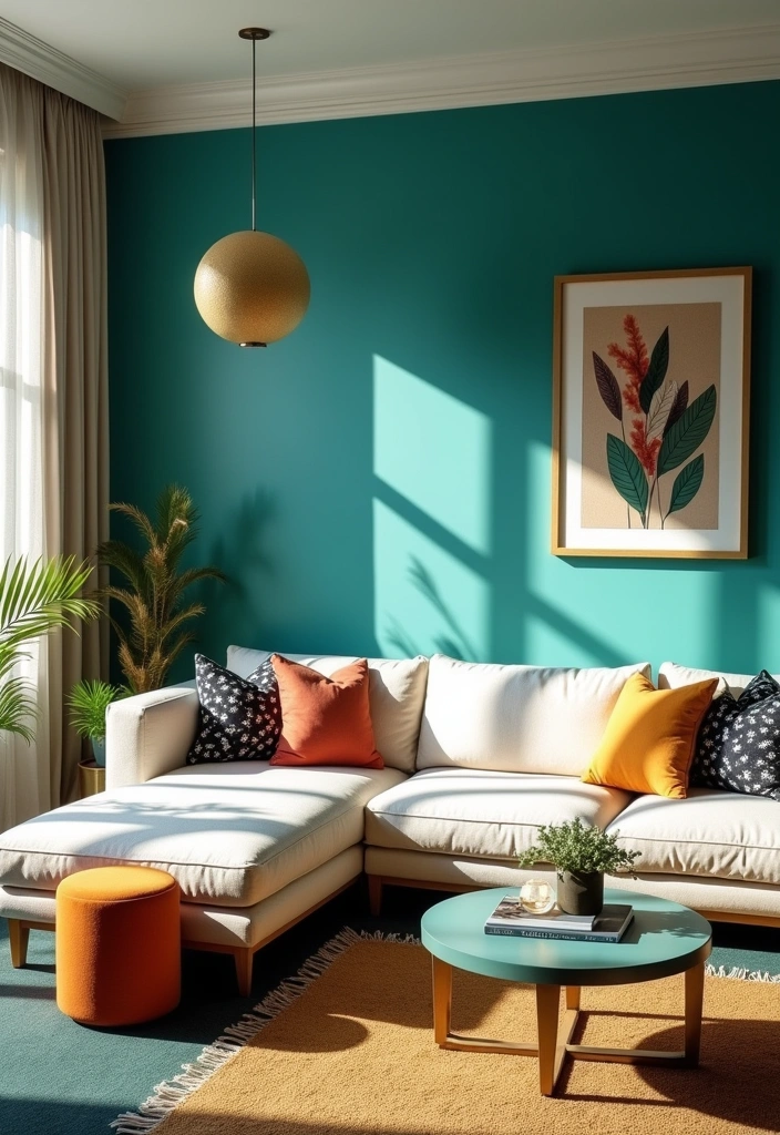 25 Best Paint Colors for West Facing Rooms That Will Transform Your Space! - 5. Bold Teal