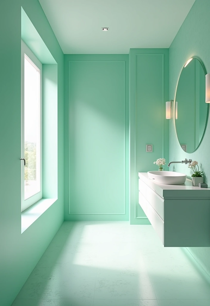 25 Best Paint Colors for West Facing Rooms That Will Transform Your Space! - 9. Cool Mint