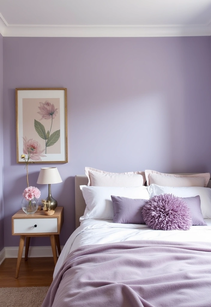 25 Dreamy Shades of Lavender for Bedrooms That Will Transform Your Space! - 13. Periwinkle Lavender