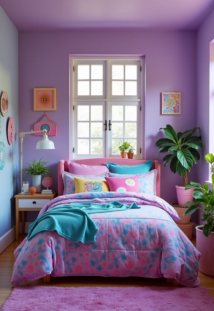 25 Dreamy Shades of Lavender for Bedrooms That Will Transform Your Space! - 5. Bright Lavender