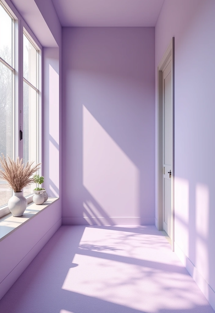 25 Paint Colors for Hallways That Will Make Your Space Shine (You Won't Believe #15!) - 18. Light Lavender