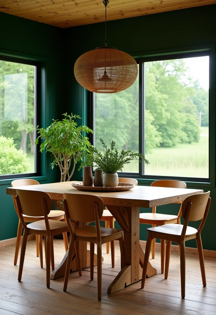 25 Stunning Modern Lake House Color Schemes That Will Transform Your Space! - 2. Earthy Greens and Browns