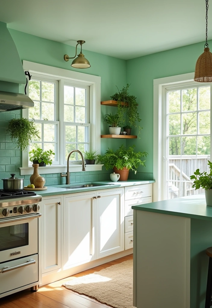 25 Stunning Modern Lake House Color Schemes That Will Transform Your Space! - 8. Refreshing Mint and White