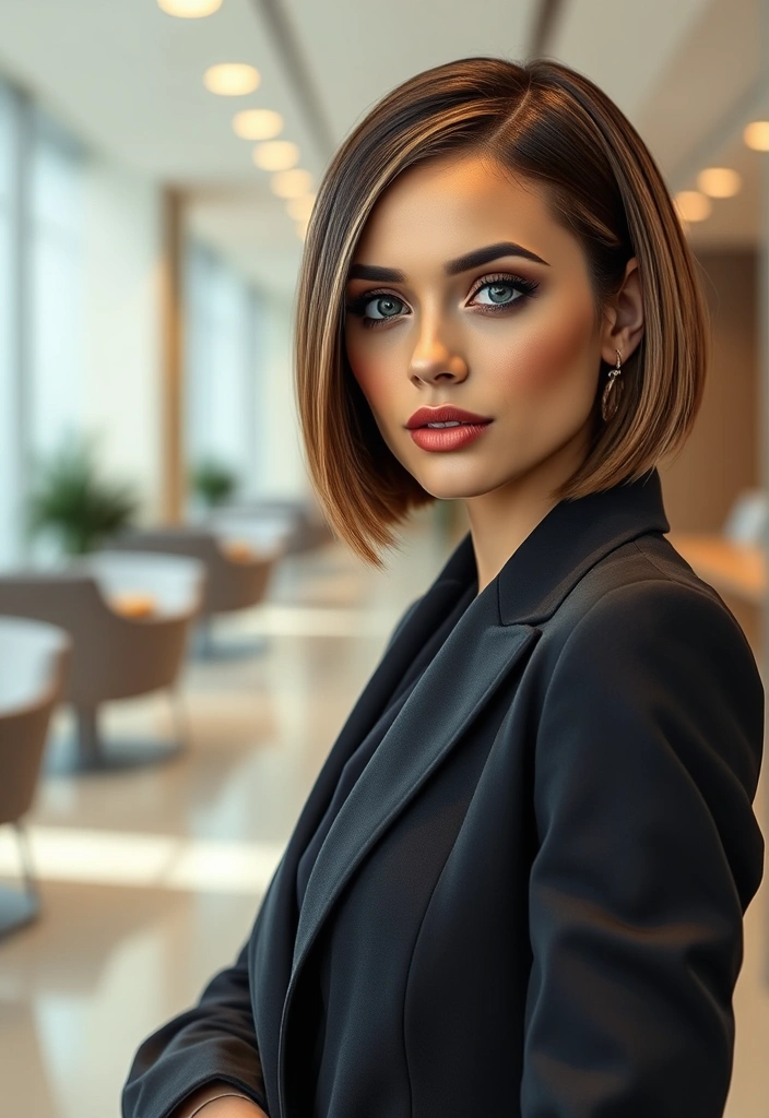 20 Classy 90’s Bob Haircut Ideas That'll Make You Want to Chop It All Off! - 12. The Sleek Bob with Highlights