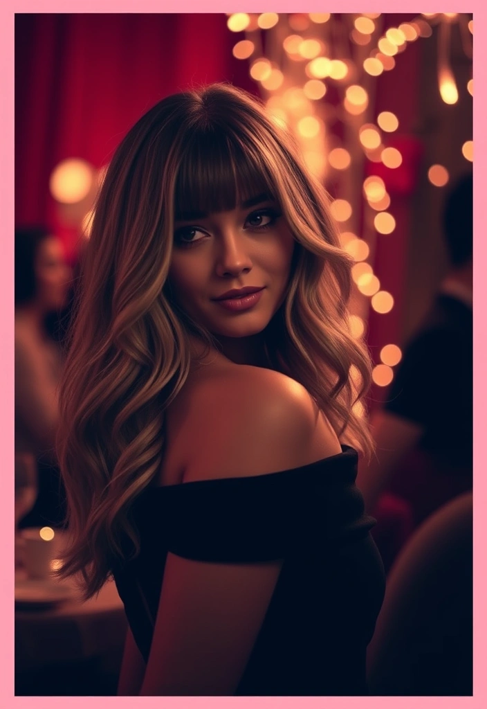 20 Stunning Haircuts With Curtain Bangs That Will Transform Your Look! - 15. Romantic Soft Waves with Curtain Bangs