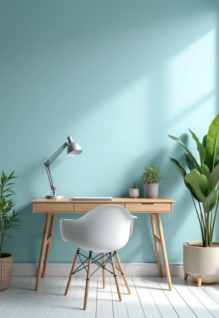 26 Best Benjamin Moore Paint Colors for Your Home Office That'll Boost Your Creativity! - 22. Icy Blue