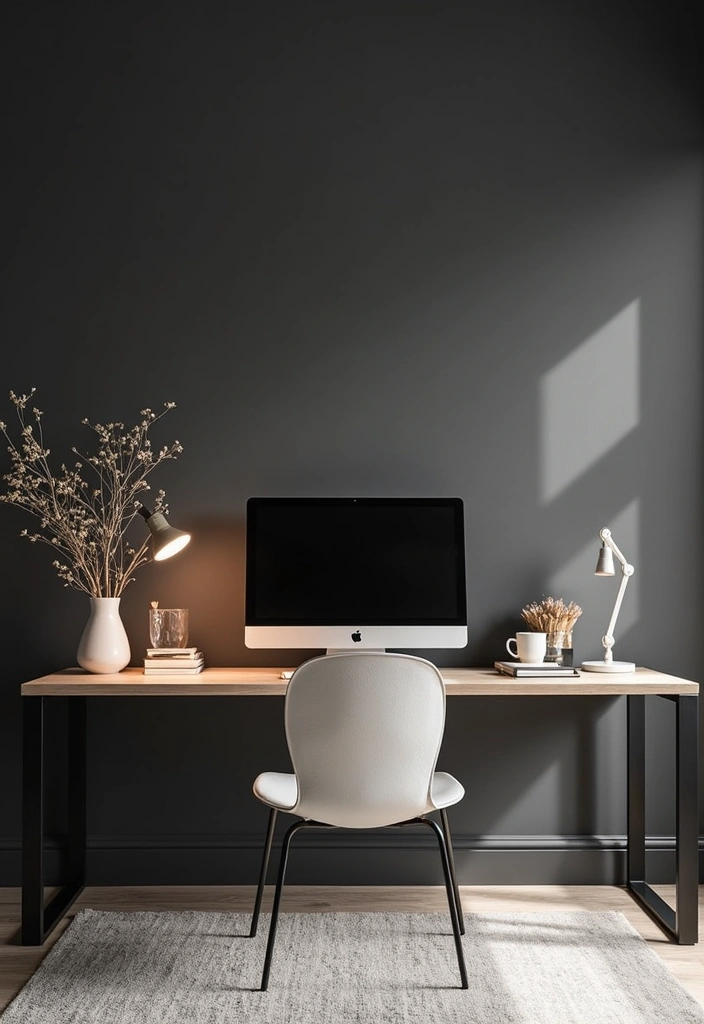 26 Best Benjamin Moore Paint Colors for Your Home Office That'll Boost Your Creativity! - 24. Charcoal Gray