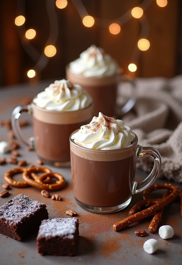 26 Themed Dessert Table Ideas That Will WOW Your Guests (You Won't Believe #12!) - 10. Cozy Hot Chocolate Bar